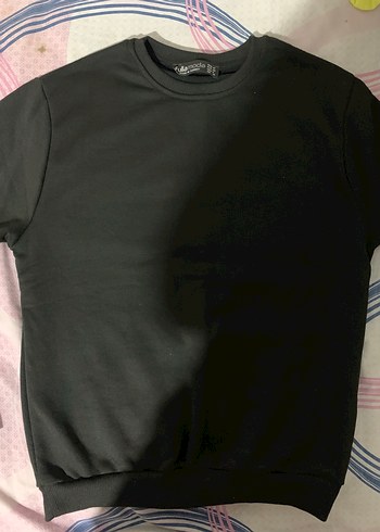 m Beden Siyah Oversize Kadın Sweatshirt