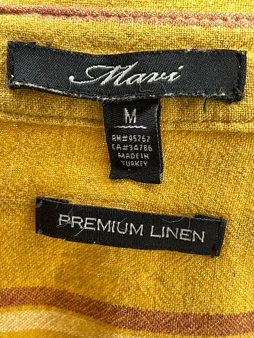 m Beden sarı Renk Mavi Jeans Gömlek %70 İndirimli.