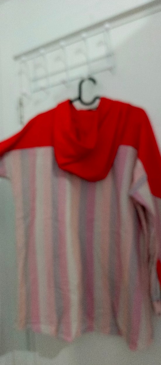 Düğmeli Uzun Kollu Kırmızı Pamuklu Kadın Gömlek - Görsel 5