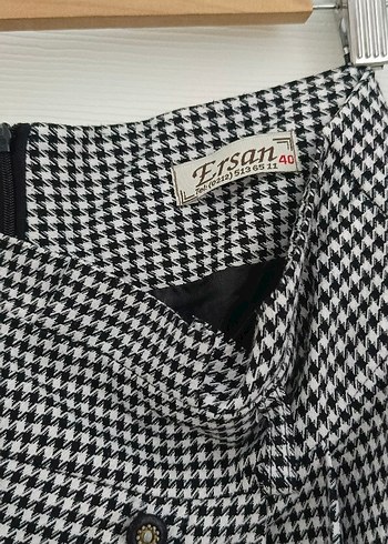 Etek siyah beyaz desenli - Görsel 2