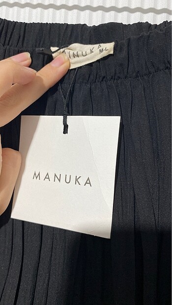 l Beden Manuka sıfır etiketli etek