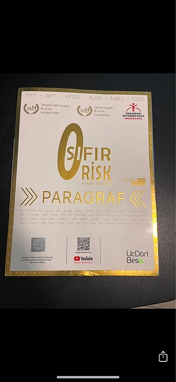 345 Sıfır Risk Paragraf Soru Bankası