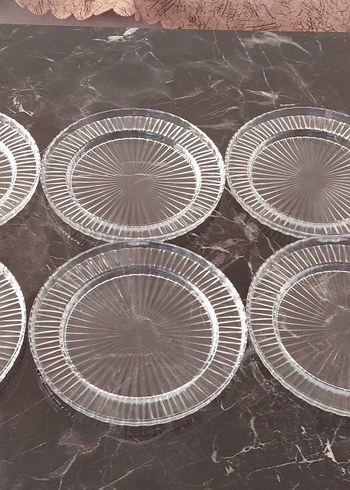 Elysia 6lı Desensiz Cam Tabak Seti - Görsel 4