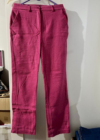 Kadın Mavi Denim Midi Boy Kot Pantolon - Görsel 5