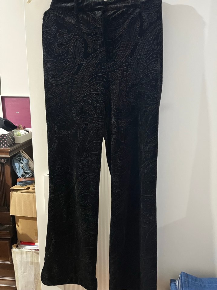 Kadın Mavi Denim Midi Boy Kot Pantolon - Görsel 3