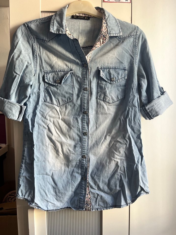 Bordo Ekose Uzun Kollu Kadın Gömlek - Görsel 3