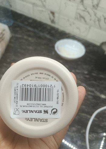  Beden beyaz Renk Stanley Transit Mug 0.35L Beyaz Termos