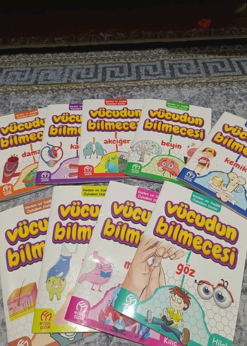  Vücudun Bilmecesi Çocuk Kitap Seti
