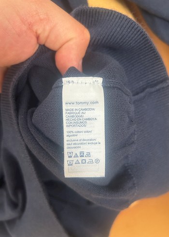 Tommy Hilfiger Kırmızı Lacivert Tommy Hilfiger Sweatshirt