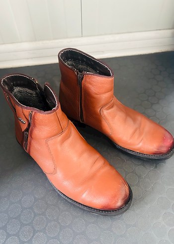 Kahverengi Deri Tokalı Erkek Bot - Görsel 2