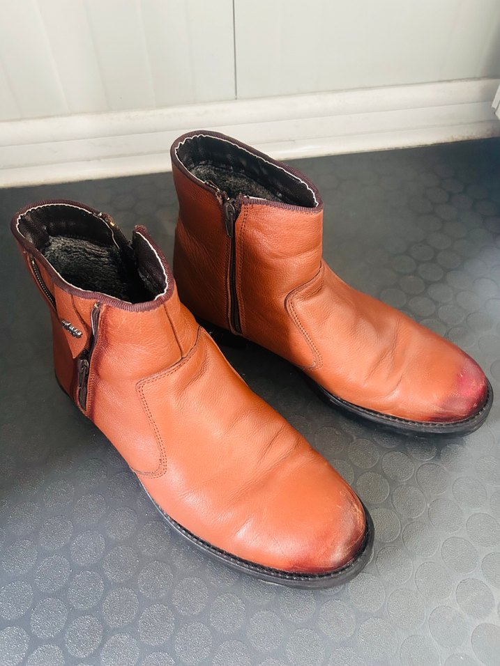 Kahverengi Deri Tokalı Erkek Bot - Görsel 2