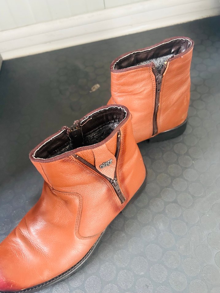 Kahverengi Deri Tokalı Erkek Bot - Görsel 4