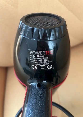  Beden Renk Powertec Turbo Profesyonel Saç Kurutma Makinesi
