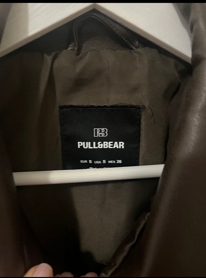 Pull & Bear Bomber Deri Ceket - Görsel 3