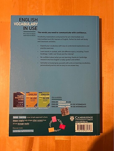 English Vocabulary In Use Pre-intermediate and Intermediate | Ca