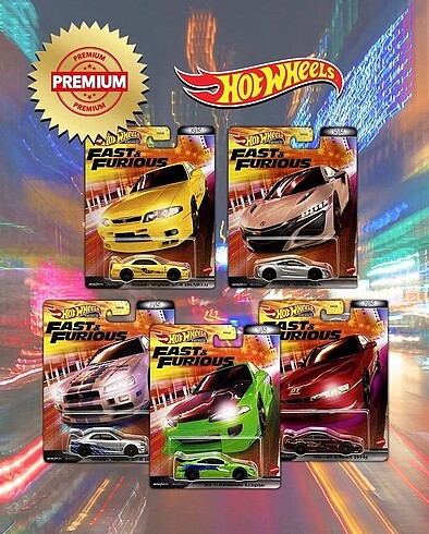 Hot wheels premium fast & furios