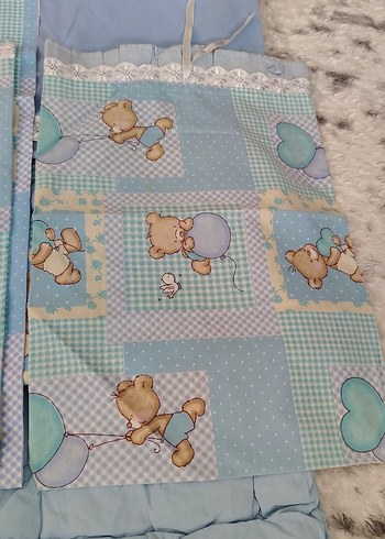 Bebek yün yorgan ve nevresim takımı - Görsel 7