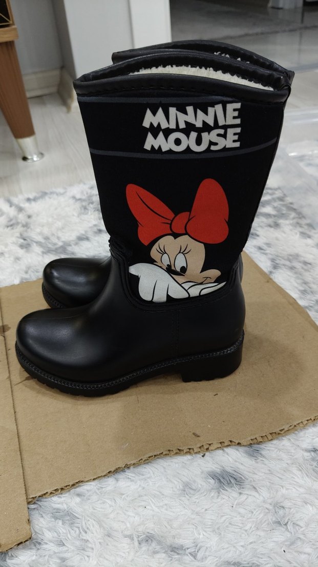 Kız çocuk minnie mouse yağmur çizmesi - Görsel 2