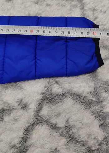 Erkek Çocuk Mavi Kapüşonlu Mont - Görsel 4