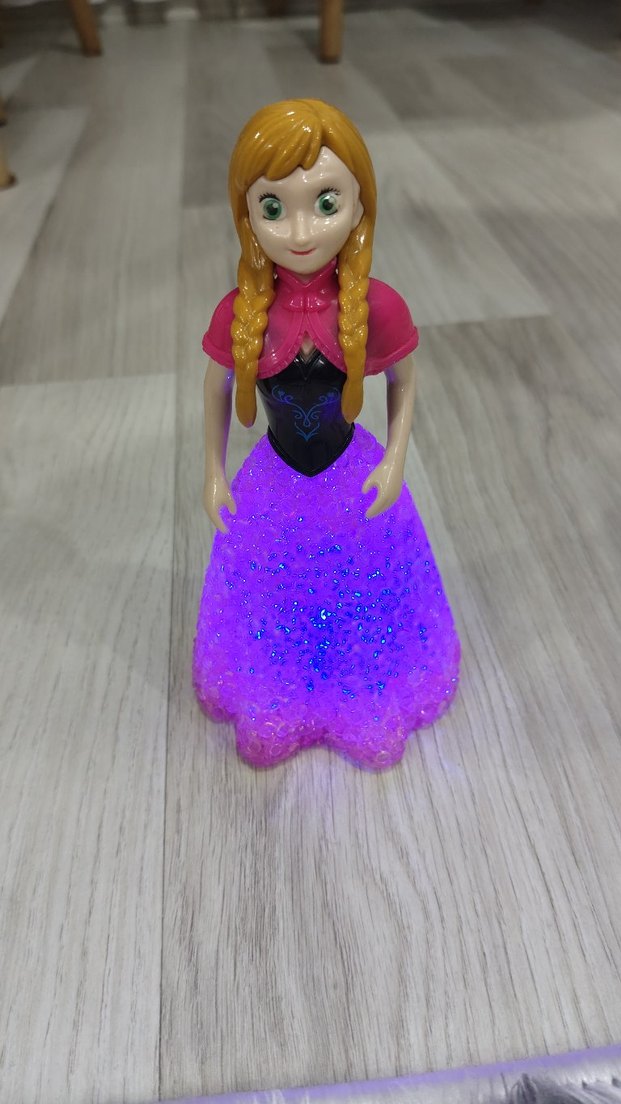 kristal pilli renk degistiren Anna lamba - Görsel 4