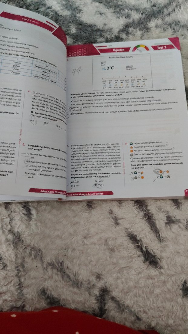 8. Sınıf Adım adım Türkçe soru bankası - Görsel 4
