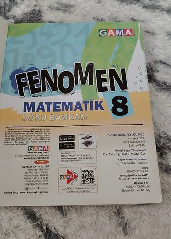 gama yayınları fenomen matematik - Görsel 4
