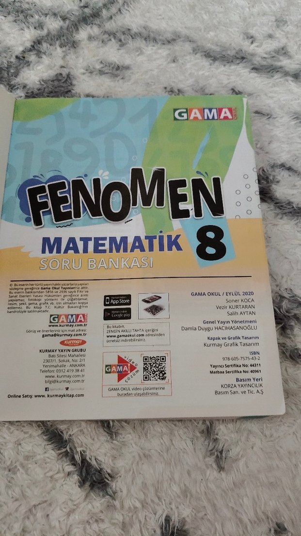 gama yayınları fenomen matematik - Görsel 4