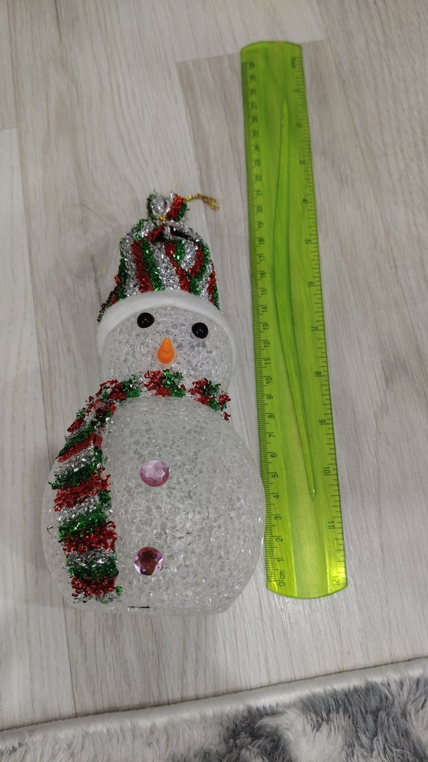 Kristal pilli renk degistiren kardan adam - Görsel 2