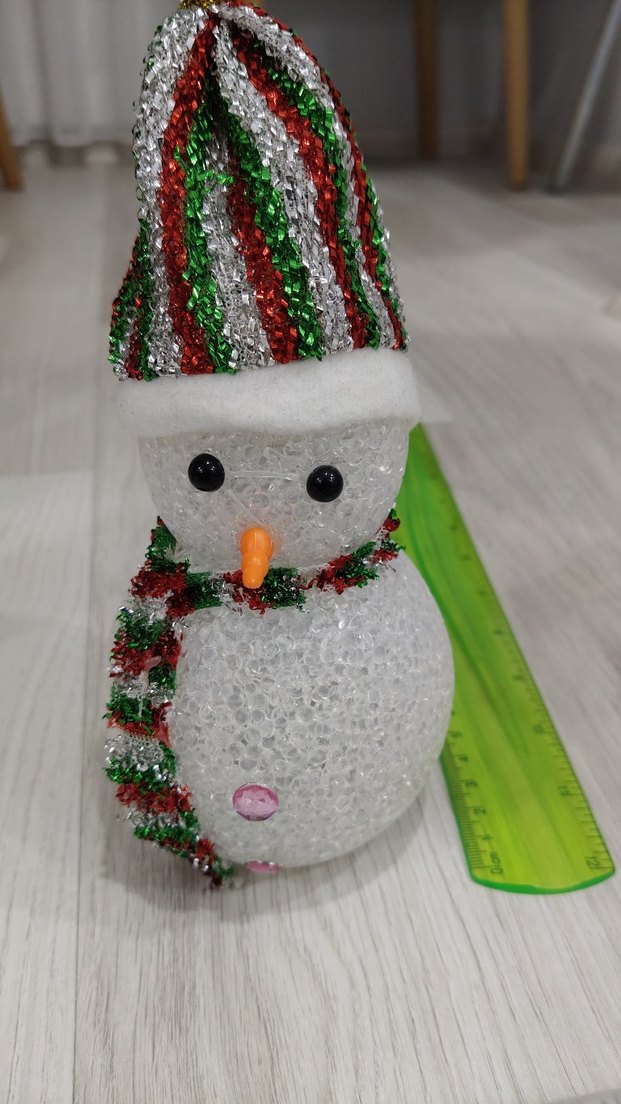 Kristal pilli renk degistiren kardan adam - Görsel 3