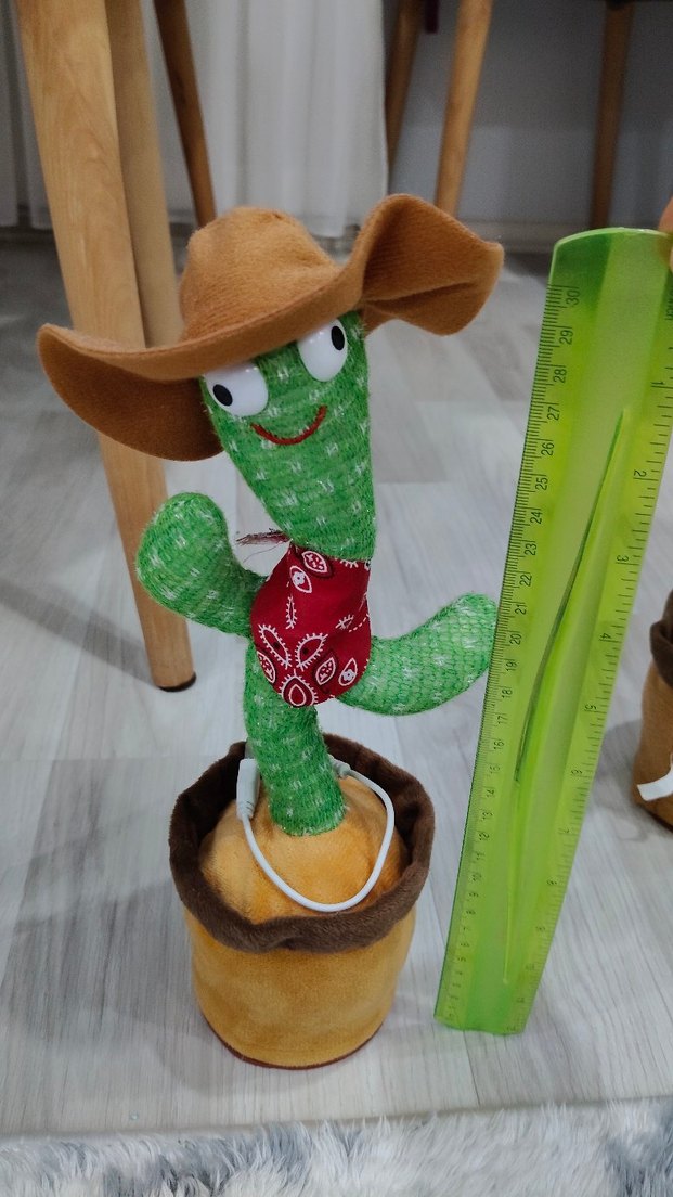 Ses taklidi yapan dans eden kaktüs Oyuncak - Görsel 4