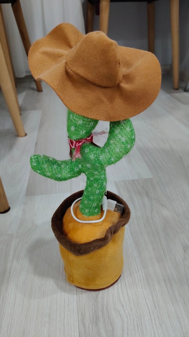 Ses taklidi yapan dans eden kaktüs Oyuncak - Görsel 2