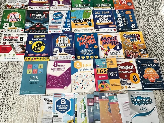 Beden Lgs hazırlık test kitapları