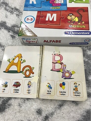 Eğitici alfabe resimli yapboz - Görsel 2