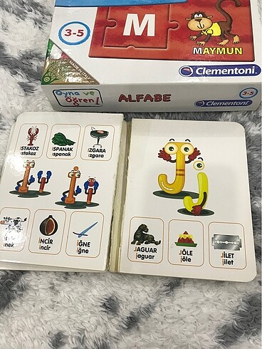 Eğitici alfabe resimli yapboz - Görsel 3