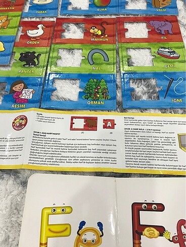 Eğitici alfabe resimli yapboz - Görsel 6