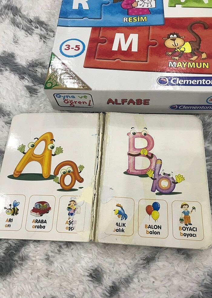 Eğitici alfabe resimli yapboz - Görsel 2