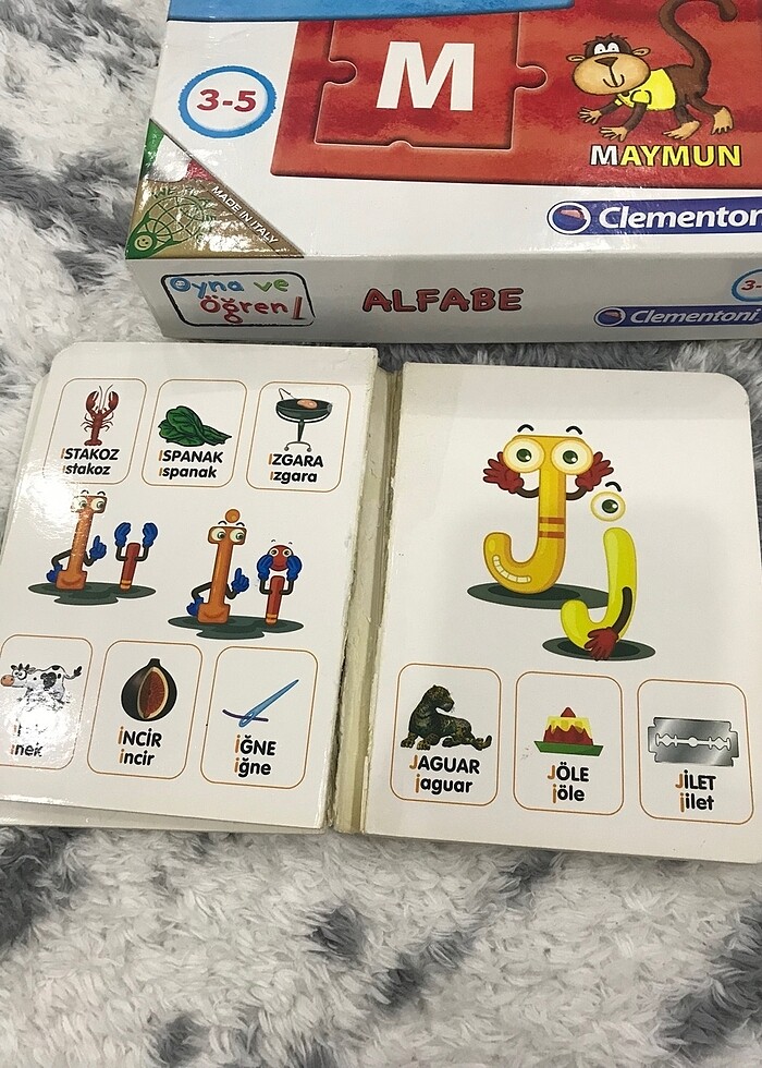 Eğitici alfabe resimli yapboz - Görsel 3