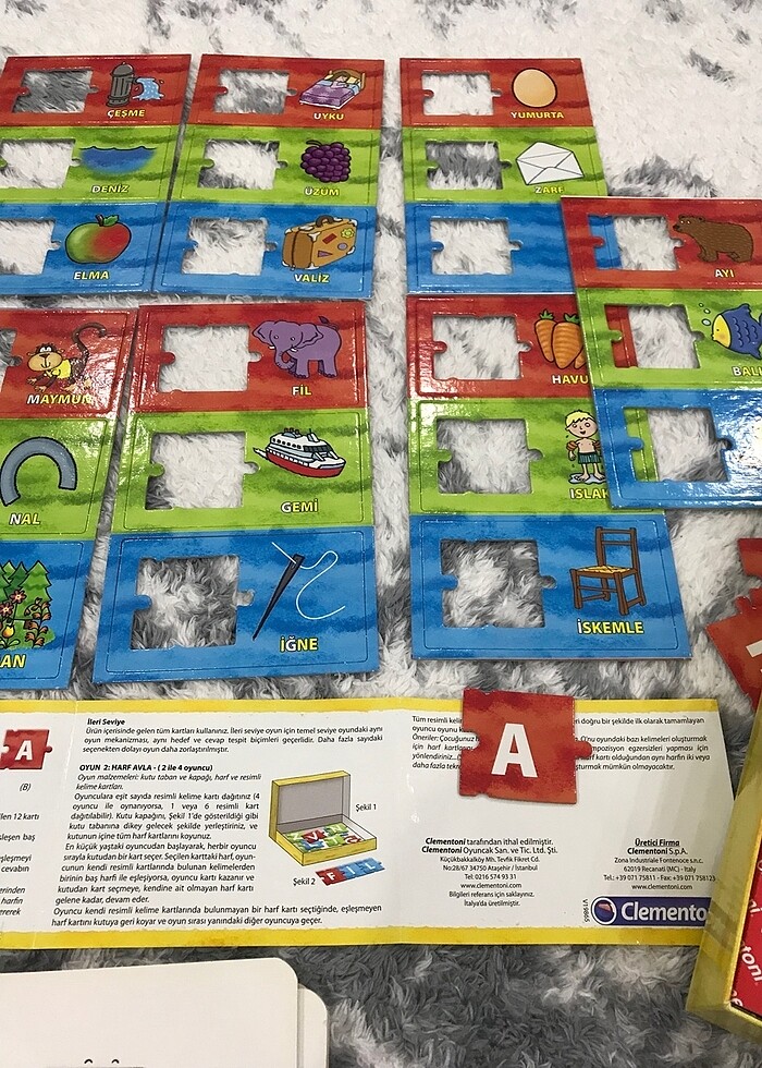 Eğitici alfabe resimli yapboz - Görsel 5