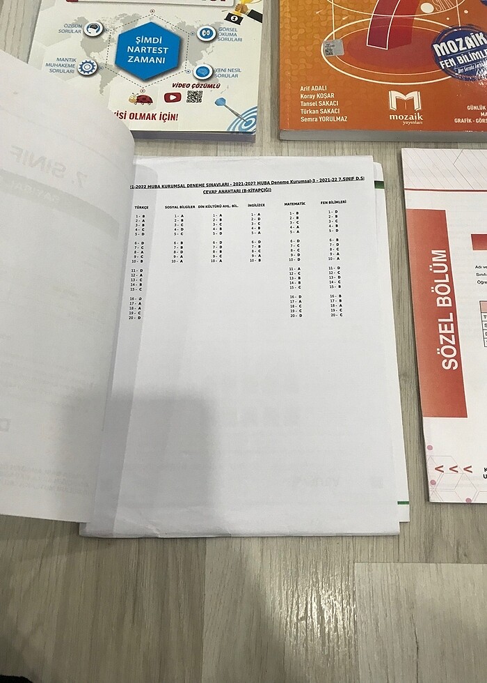 7. sınıf soru bankası - Görsel 5