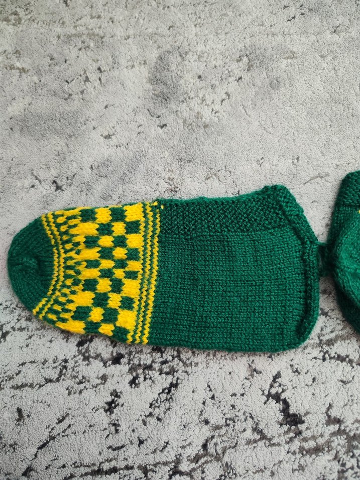 Kadın Renkli Kareli Patik - Görsel 3