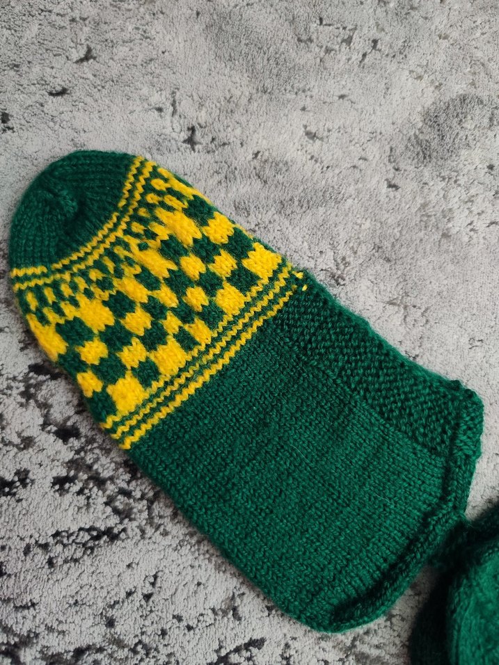 Kadın Renkli Kareli Patik - Görsel 2