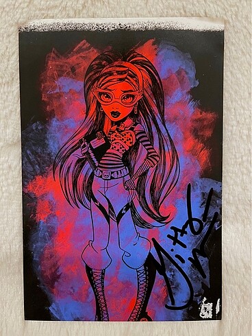 Monster High Monster High İmzalı Kart