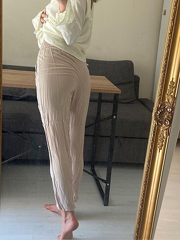H&M Yazlık ince kumaş pantolon