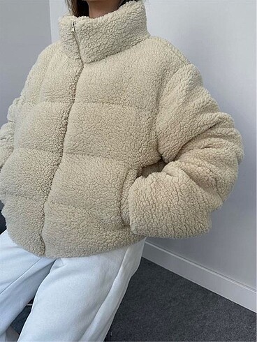 Teddy peluş mont