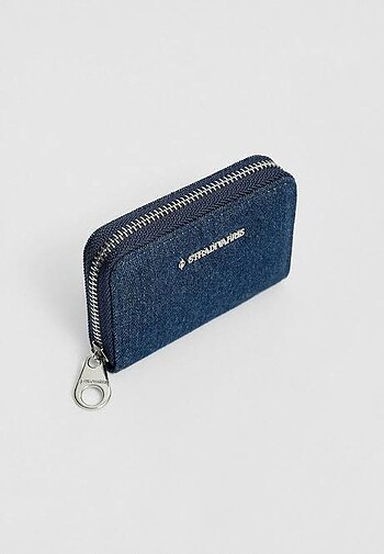 Stradivarius denim cüzdan