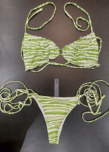 Shein Bikini Yeşil Bikini Takım S