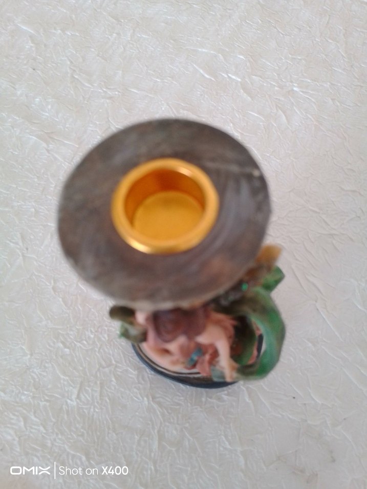 Melek Figürlü Renkli Mumluk - Görsel 3