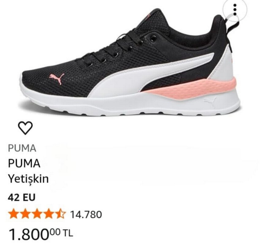 puma 42 numara spor ayakkabı - Görsel 2
