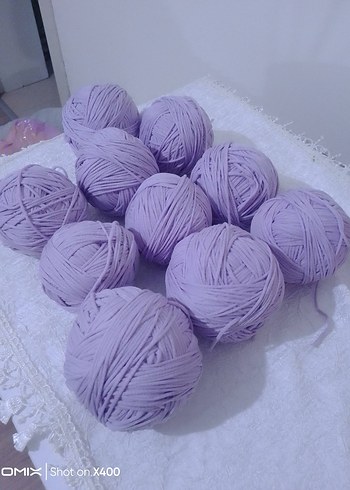 Lila likralı örgü ipi 800 gr - Görsel 2