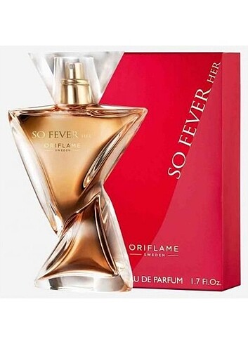  Beden Oriflame so fever parfüm 50 ml 